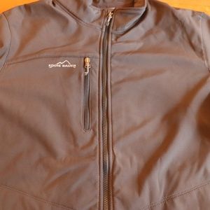 Grey Soft Shell Eddie Bauer Jacket
